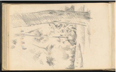 Träd och buskar av Paul Cézanne