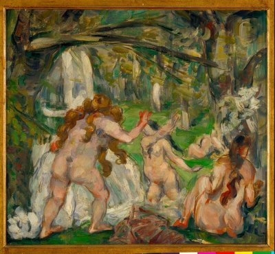 Tre badare av Paul Cézanne
