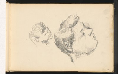 Två huvuden av Paul Cézanne