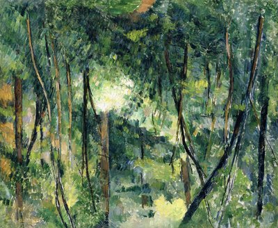 Undervegetation, c.1885 av Paul Cézanne