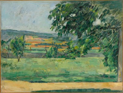 Utsikt över Jas de Bouffan, 1875-1876. av Paul Cézanne