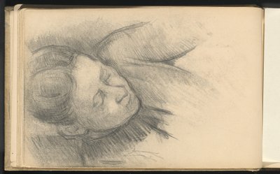 Kvinna som lutar sig framåt av Paul Cézanne