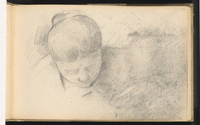 Kvinna som lutar sig framåt, 18901894. av Paul Cézanne