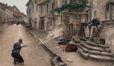 A Brave (fotogravyr i färg) av Paul Émile Boutigny