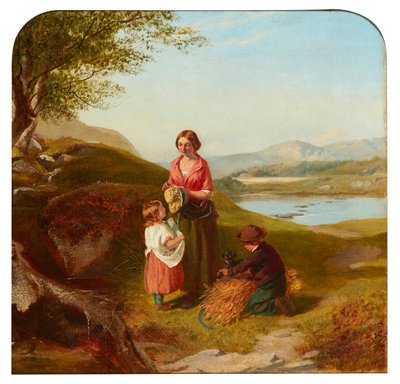 The Young Harvester (oljeduk) av Paul Falconer (attr. to) Poole