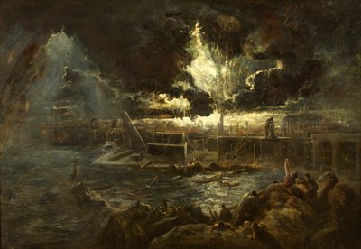 The Destruction of Pompeii, c.1835 (olja på duk) av Paul Falconer Poole