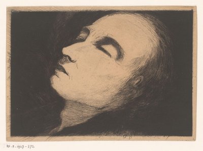 Porträtt av Vincent van Gogh på sin dödsbädd av Paul Ferdinand Gachet