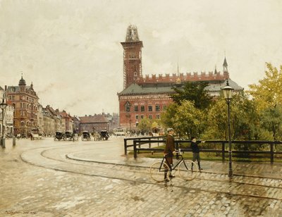 Rådhuspladsen, Köpenhamn, 1893 av Paul Fischer