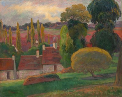 En gård i Bretagne, ca 1894 av Paul Gauguin