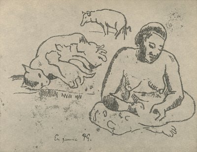 Hemma, 1936 av Paul Gauguin