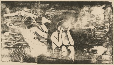 På Black Rocks Aux roches noires, 1895 eller efter. av Paul Gauguin