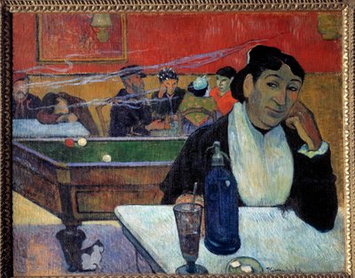 På kaféet (Arles) Målning av Paul Gauguin (1848-1902) 1888 Moskva. Pushkin museum av Paul Gauguin