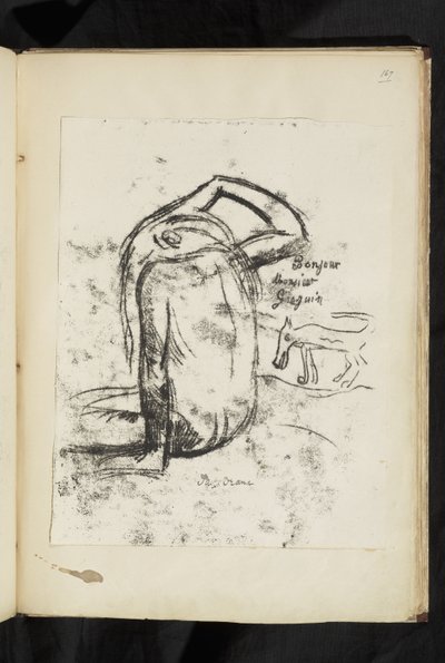 Före och efter - Hej Monsieur Gauguin av Paul Gauguin