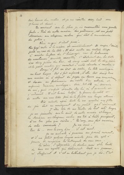 Före och efter - Beskrivning av Gauguins vistelse hos Vincent van Gogh i Arles (S. 14) av Paul Gauguin