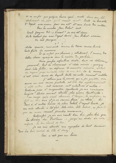 Före och efter - Beskrivning av Gauguins vistelse hos Vincent van Gogh i Arles (S. 16) av Paul Gauguin