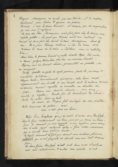 Avant et après - Beskrivning av Gauguins vistelse hos Vincent van Gogh i Arles (S. 8) av Paul Gauguin