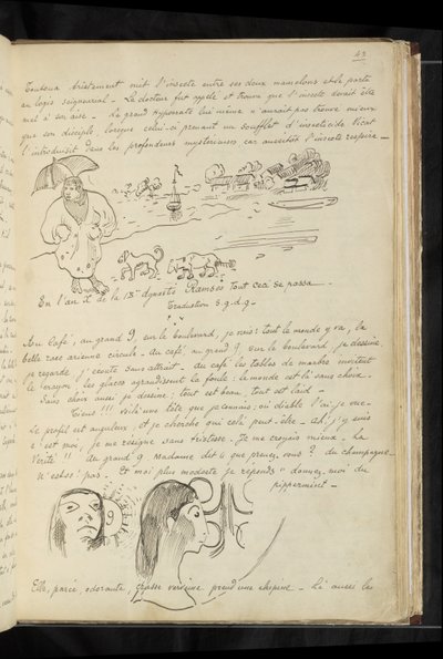 Avant et après - text och teckningar av 