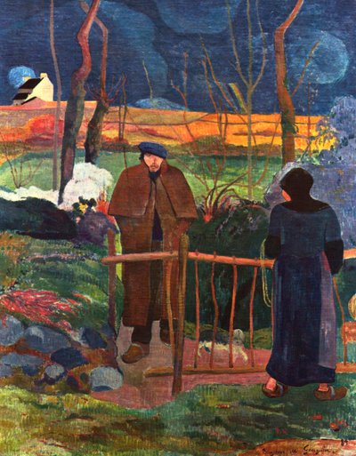 Hej Monsieur Gauguin, 1889. av Paul Gauguin