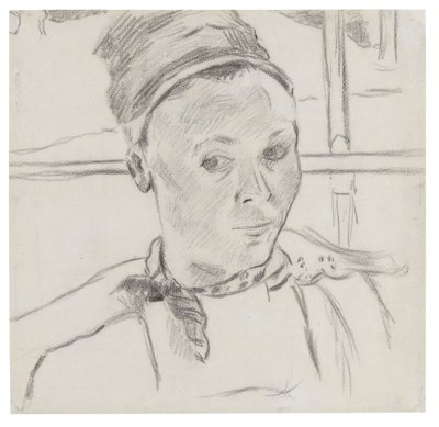 Byst av en ung bretonsk kvinna (möjligen Marie Lagadu) av Paul Gauguin