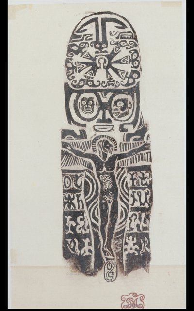 Kristus på korset, 1926, 1926. av Paul Gauguin