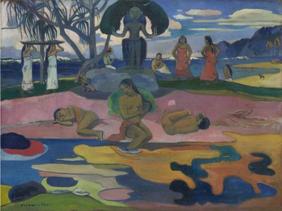 Guds dag (Mahana no Atua) 1894 (olja på duk) av Paul Gauguin