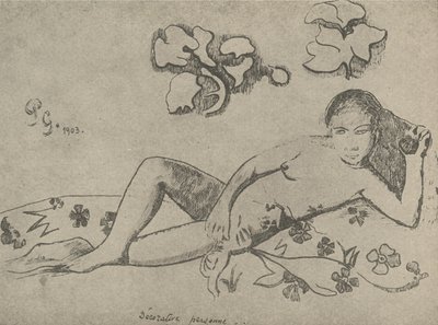 Dekorativ figur, 1936. av Paul Gauguin