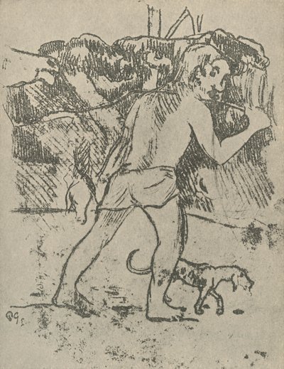 Teckning, 1936 av Paul Gauguin