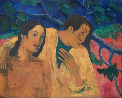 Flykt (Tahiti-idyll) av Paul Gauguin