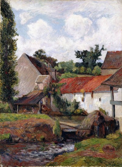 Gård i Osny, 1883 av Paul Gauguin