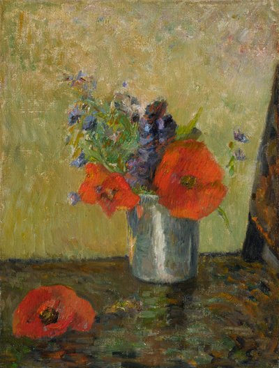 Franska: Sommarblommor i en bägare av Paul Gauguin