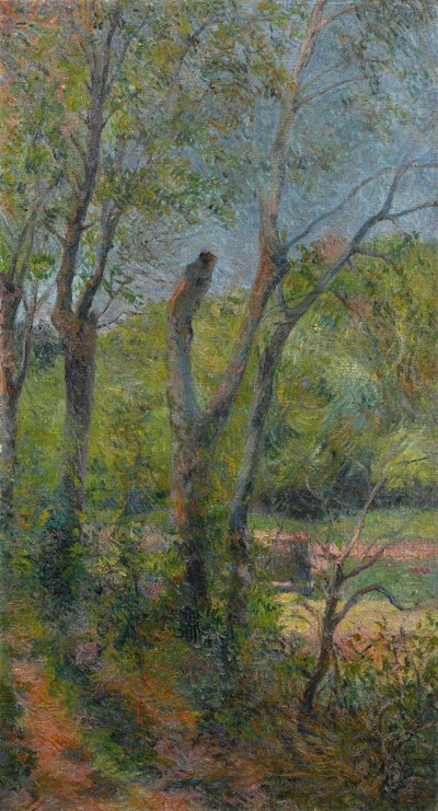 Franska:  Les Saules pilar av Paul Gauguin