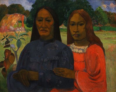 Franska:  Mère et fille Mor och dotter av Paul Gauguin