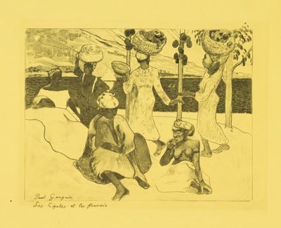 Gräshoppor och myror: ett minne från Martinique av Paul Gauguin