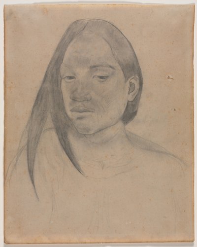 Chef för en tahitisk kvinna av Paul Gauguin