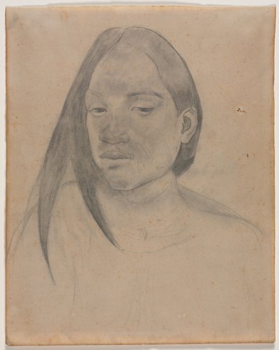 Chef för en tahitisk kvinna, 1891. av Paul Gauguin