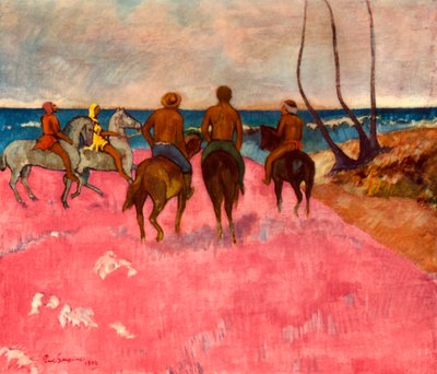 Ryttare på stranden, 1902, 1937. av Paul Gauguin