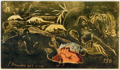 Universum skapas av Paul Gauguin