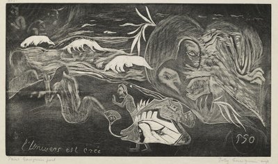 Universum skapas av Paul Gauguin