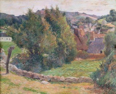 Landskap vid Pont-Aven av Paul Gauguin