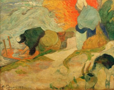 Brickor i Arles av Paul Gauguin