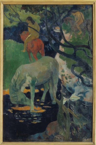 Den vita hästen av Paul Gauguin