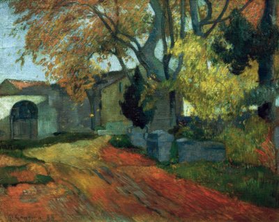 Les Alyscamps av Paul Gauguin