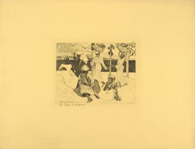 Grähoppor och myror - Souvenir från Martinique av Paul Gauguin