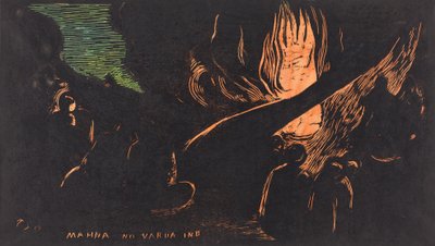 Mahna no Varua Ino Djävulen talar, 18941895. av Paul Gauguin