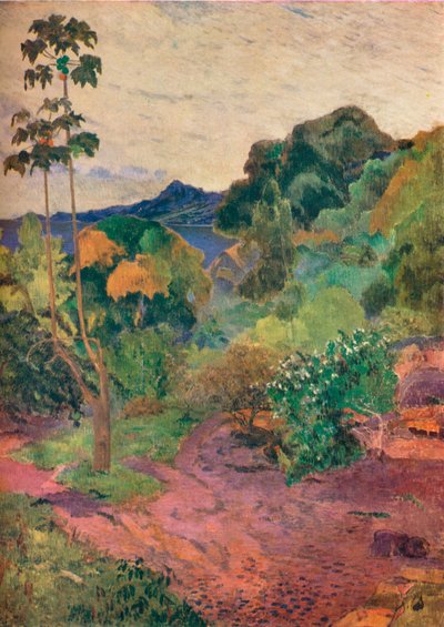 Martiniques landskap, 1887 av Paul Gauguin