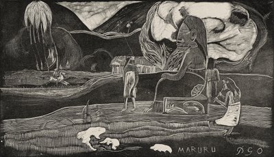 Maruru (erbjudanden av tacksamhet) av Paul Gauguin