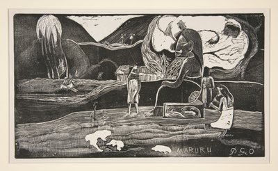 Maruru; Tack - En tacksamhetsgåva av Paul Gauguin