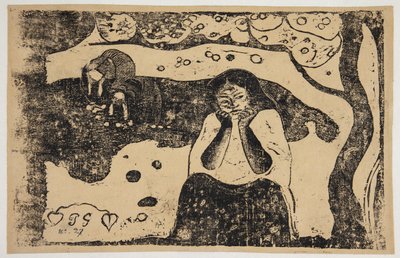Mänskligt elände. av Paul Gauguin