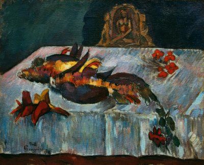 Stilleben med exotiska fåglar av Paul Gauguin