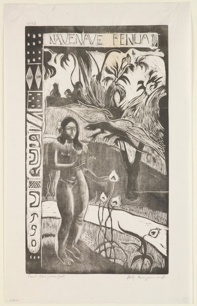 Nave Nave Fenua, från serien "Noa Noa" av Paul Gauguin